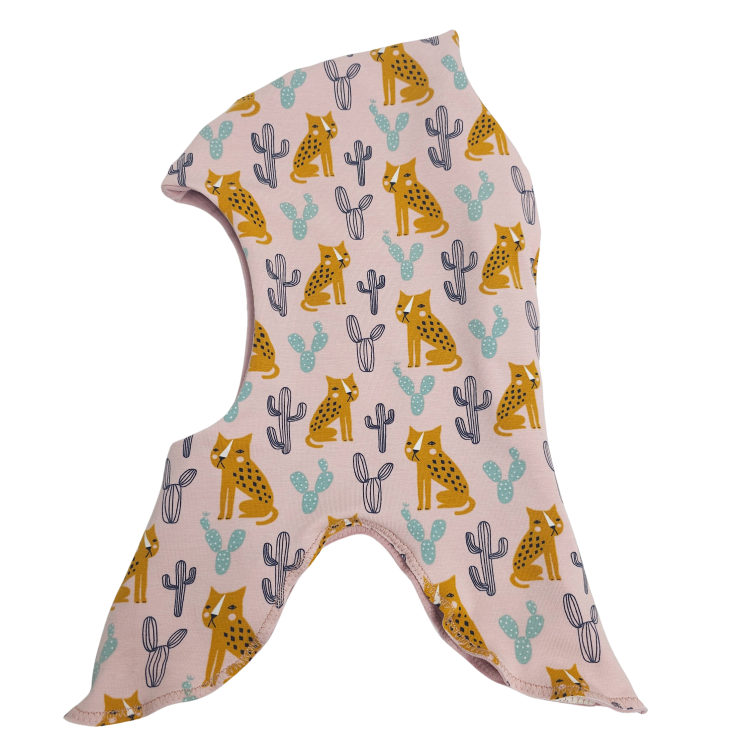 Schlupfmütze Leopard (rosa)